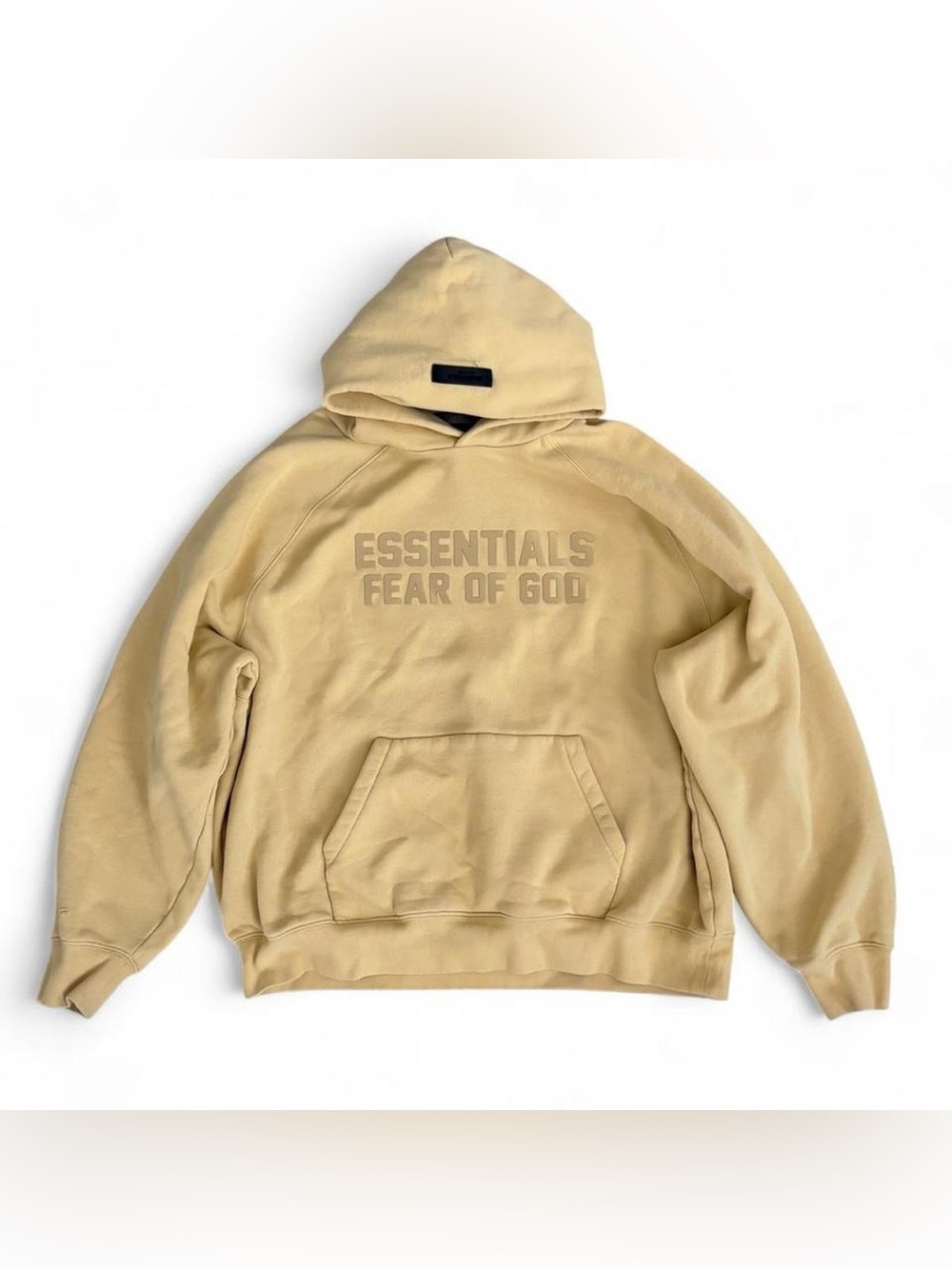 Fear of God Essentials Tuscan cream yellow hoodie